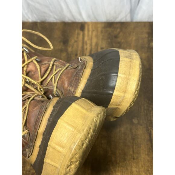 CHIPPEWA USA VTG Mens Gorp Core Waterproof Duck Leather Boots 23540 Sz 9 - Picture 9 of 16